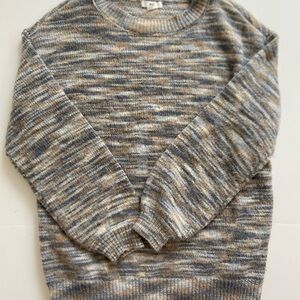 BP Nordstrom Blue Green Neutral Crewneck Sweater Size X-Small